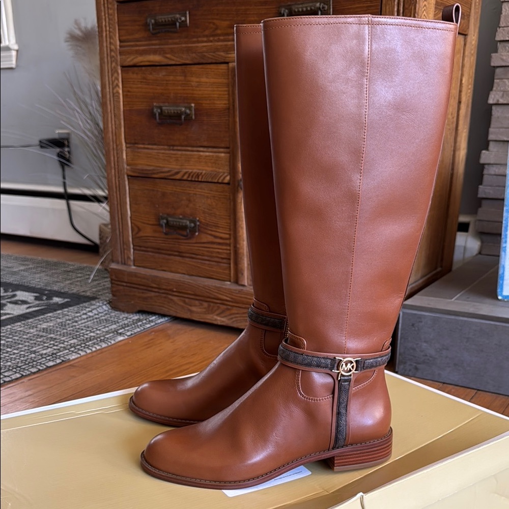 Michael Kors Mindy tall boots, NIB.
